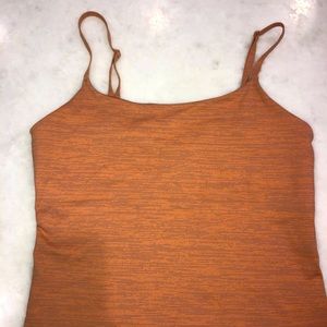 (DISCONTINUED) orange tech sweat cami